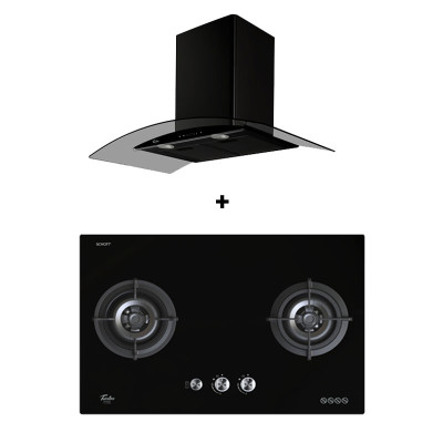 TURBO GAS RANGE PACKAGE T772GV-BK+TAE96-BK