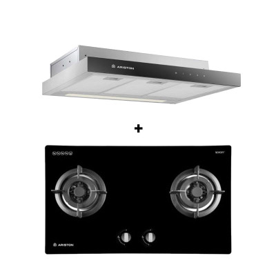 ARISTON GAS RANGE PACKAGE TH721D22B(LPG)+ASL9FLTX