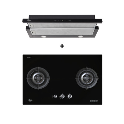 TURBO GAS RANGE PACKAGE T772GV-BK+TL500-90BK