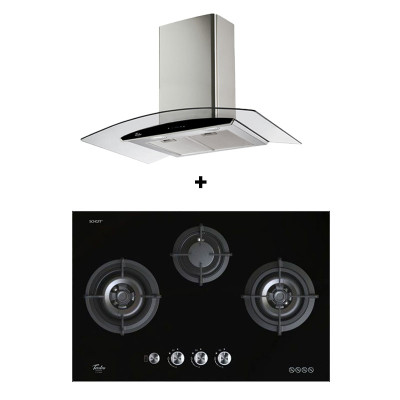 TURBO GAS RANGE PACKAGE T773GV-BK+TAE96-SS