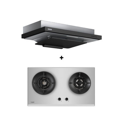 FUJIOH GAS RANGE PACKAGE FHGS7020SV+FRFS2290RP/VP-2TONE