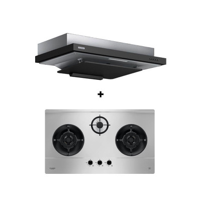 FUJIOH GAS RANGE PACKAGE FHGS6530SV+FRFS2290RP/VP-2TONE