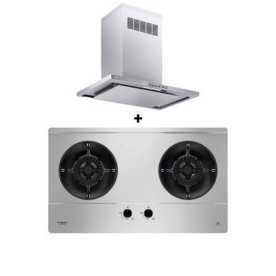 FUJIOH GAS RANGE PACKAGE FH-GS6520SV+FR-CL1890R SM/RS/W