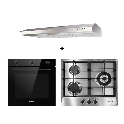 MAYER GAS RANGE PACKAGE MMSS633+MMSL901SM+MMD08R