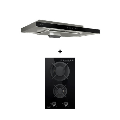 FUJIOH GAS RANGE PACKAGE FH-GS2525SV+FR-MS1990R