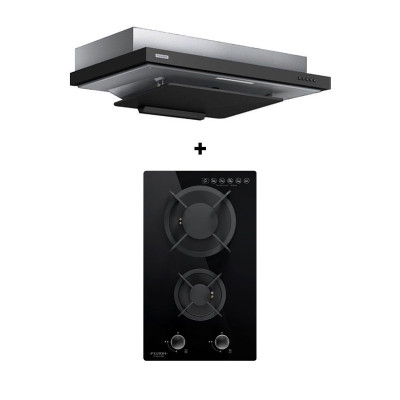 FUJIOH GAS RANGE PACKAGE FHGS2525SV+FRFS2290RP/VP-2TONE