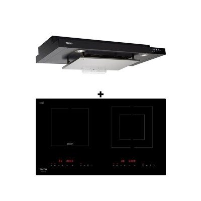 TECNO GAS RANGE PACKAGE TG2883HB+TCH929DP BK/SS