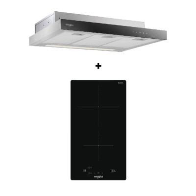 WHIRLPOOL GAS RANGE PACKAGE WSQ0530NEP+WCO9FTS