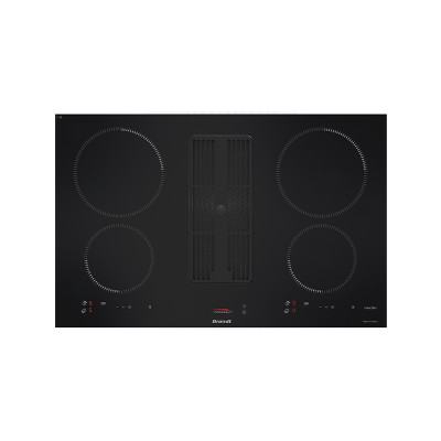 BRANDT 80CM INDUCTION HOB WITH INTEGRATED HOOD BPI384BH