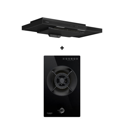 FUJIOH GAS RANGE PACKAGE FH-GS2515SV+FR-MS2390R