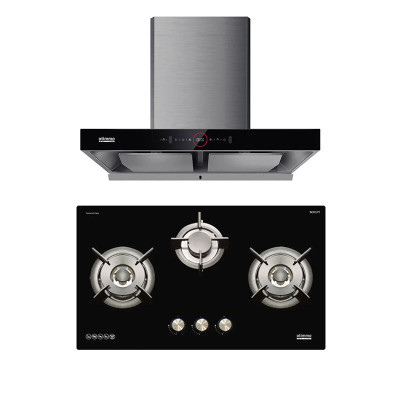 OTIMMO GAS RANGE PACKAGE ECH9208EBK+EBH6391S