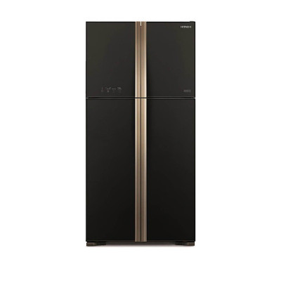 HITACHI MULTI DOOR FRIDGE RW635P4MS-GBK GLASS BLACK