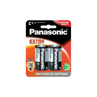 PANASONIC HEAVY DUTY BATTERY-C SIZE R14NPT/2B