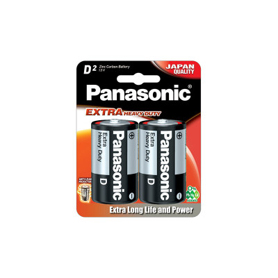 PANASONIC HEAVY DUTY BATTERY-D SIZE R20NPT/2B
