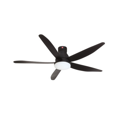 KDK CEILING FAN U60FWS SHORT ROD-BLACK
