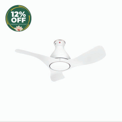 KDK CEILING FAN F40GP MATT WHITE