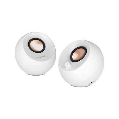 CREATIVE PORTABLE SPEAKER PEBBLE PRO WHT