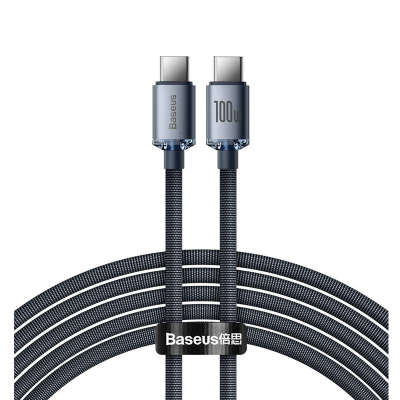 BASEUS CABLES CRYSTAL SHINE 2M CABLE BLACK