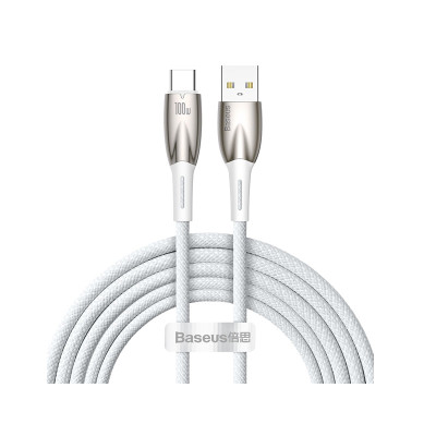 BASEUS CABLES GLIMMER SERIES 2M CABLE WHITE