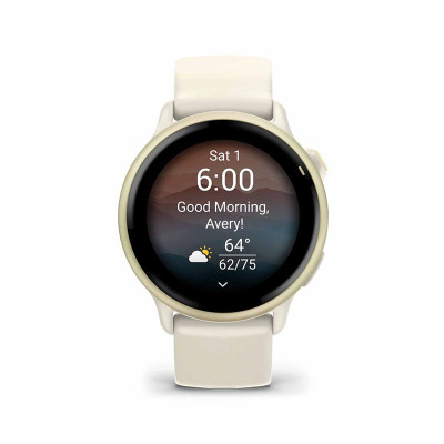 GARMIN SMART WATCH VIVOACTIVE 6, L.GLD/BONE, 42MM