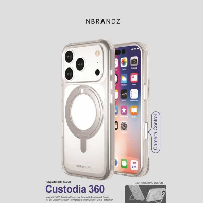 N.BRANDZ Apple 3PP Products N-MAG360-IP17P-CL