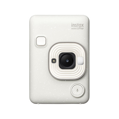 FUJIFILM INSTANT CAMERA INSTAX MINI LIPLAY-MISTY WHITE