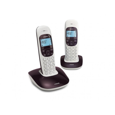 VTECH DECT PHONES VT1301-2 PURPLE - C