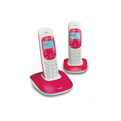 VTECH DECT PHONES VT1301-2 RED - C