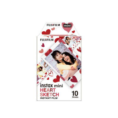 FUJIFILM DSC/DVC ACCESSORIES INSTAX MINI HEART SKETCH FILM