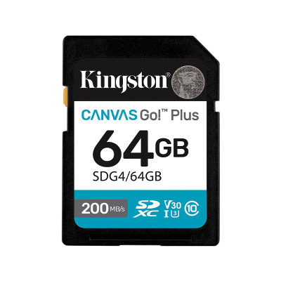 KINGSTON MEMORY SD CARD / READER SDG4/64GB