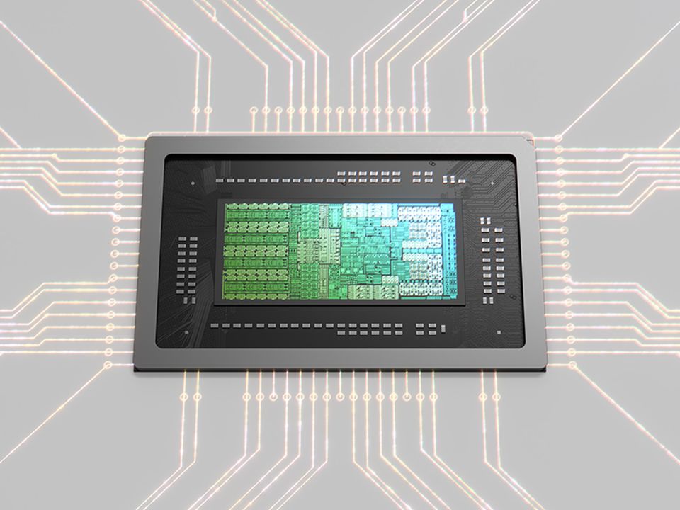 An RTX Spark processor on a circuit board