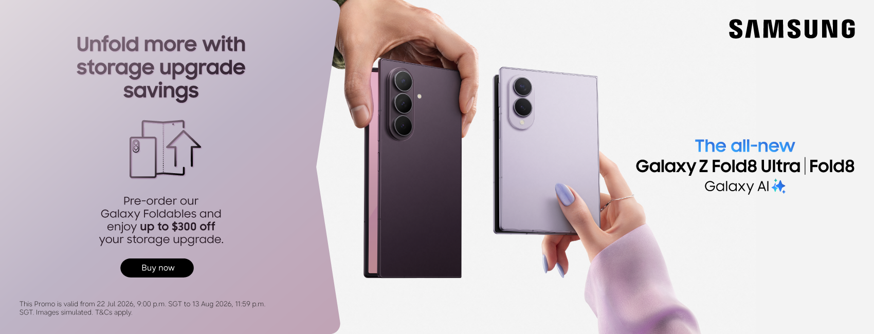 Galaxy Z Fold8 and Flip8 Pre-Order