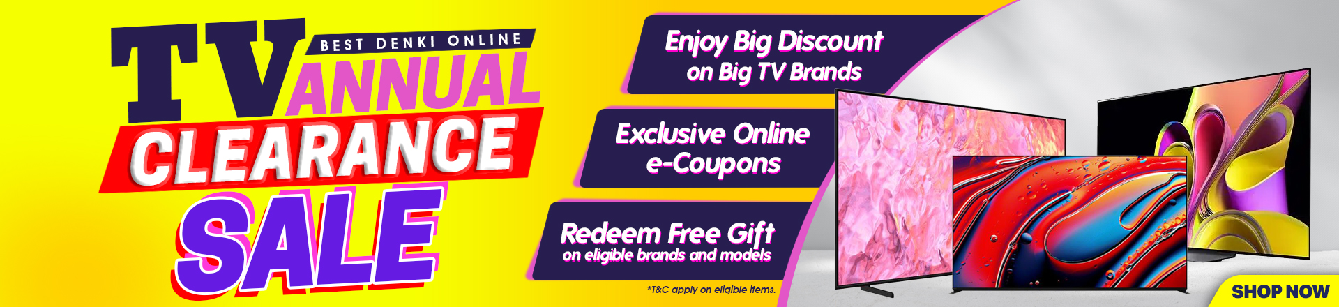 TV Annual Clearance Sale