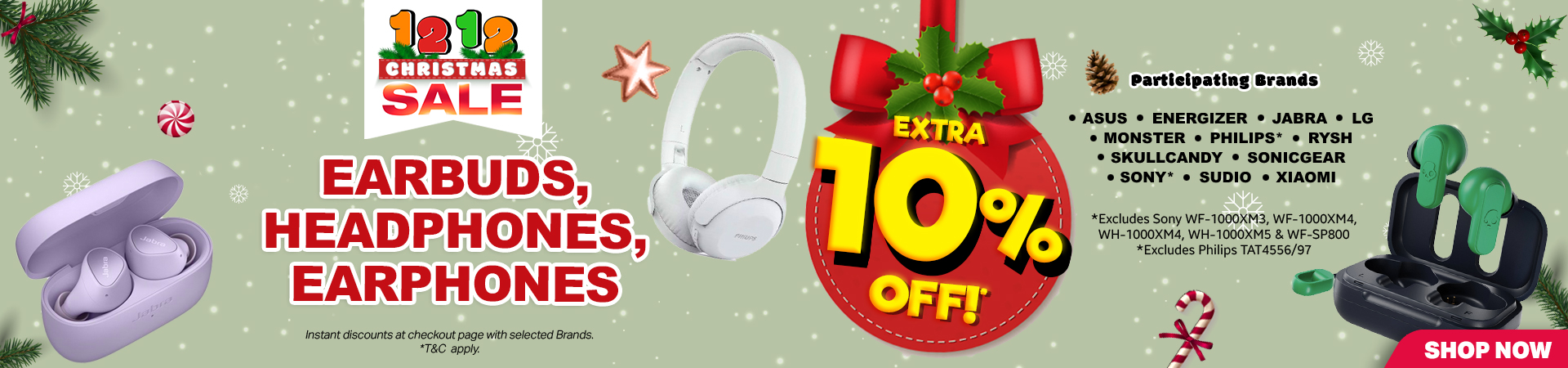 12.12 Earbuds Sale!
