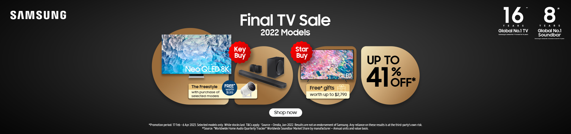 Samsung Final TV Sale