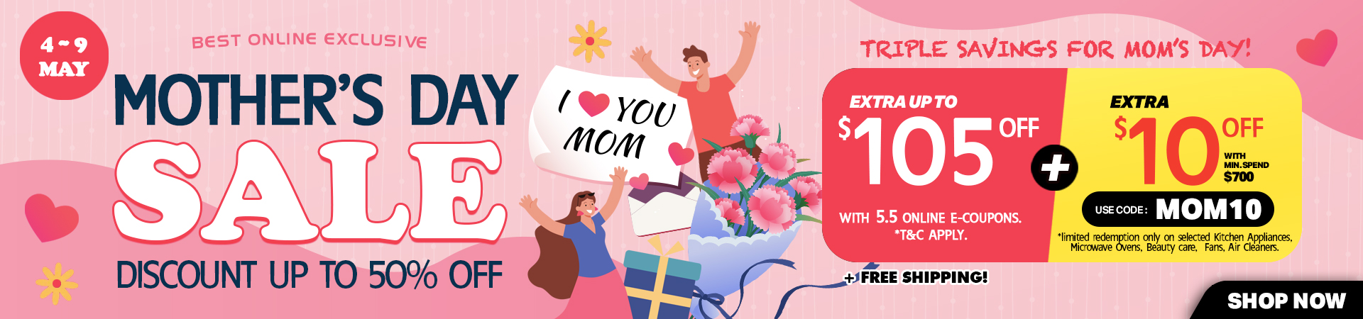 Mother's Day Online Sale!