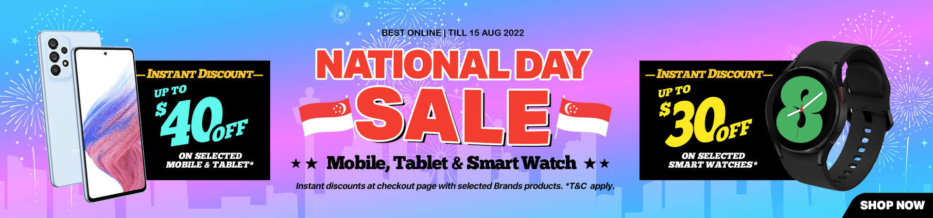 Mobile, Tablet & Smart Watch Sale