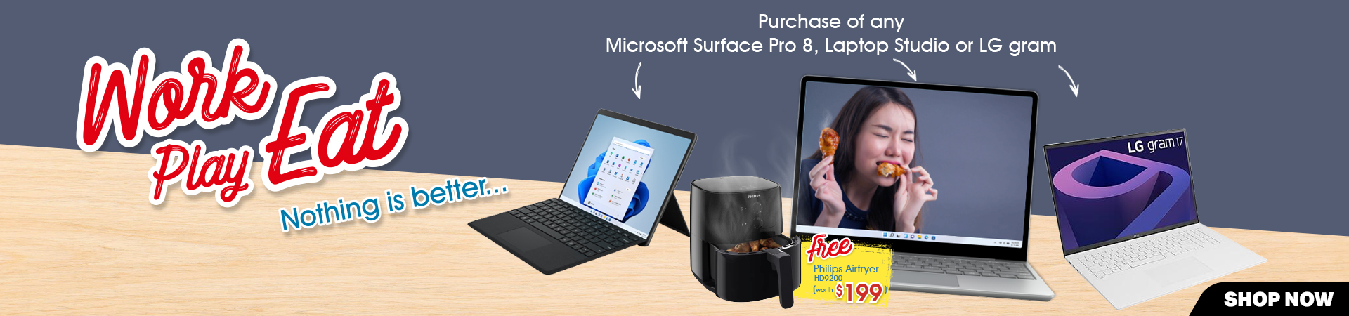 Free Air Fryer Promotion Microsoft and LG gram