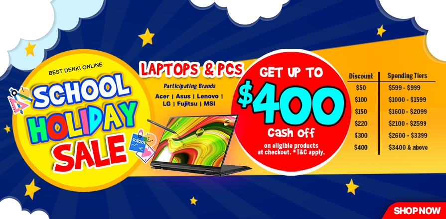 School Holiday Sale Computer