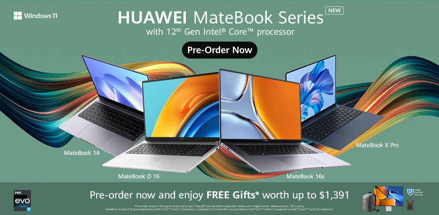 Huawei Matebook Series Pre Order