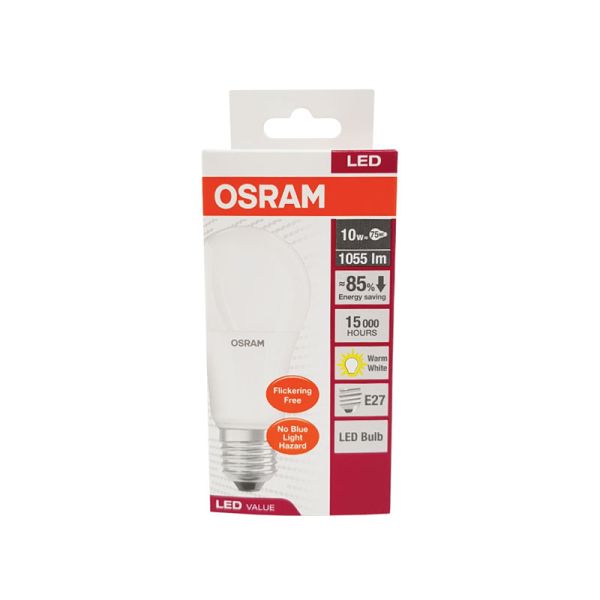 OSRAM BULBS LED 10W/827 WARM WHITE