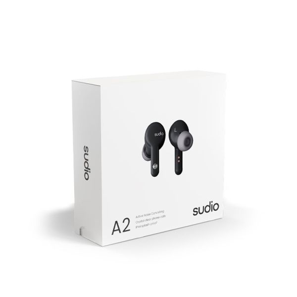 SUDIO EARPHONES/HEADPHONES/EARBUDS A2 BLACK
