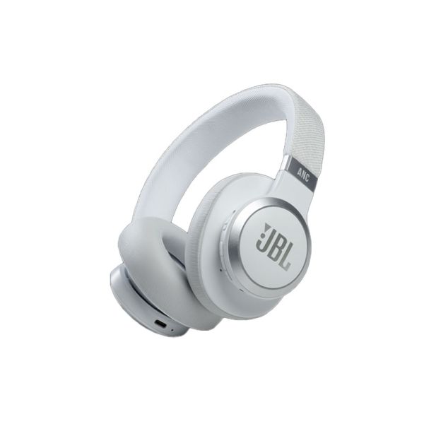 JBL WIRELESS ON-EAR HEADPHONE LIVE 660NC BT HEADPHONE WHITE