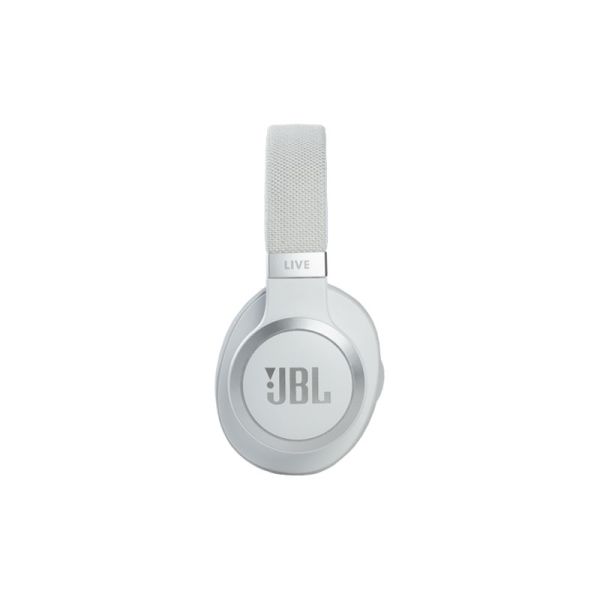 JBL WIRELESS ON-EAR HEADPHONE LIVE 660NC BT HEADPHONE WHITE