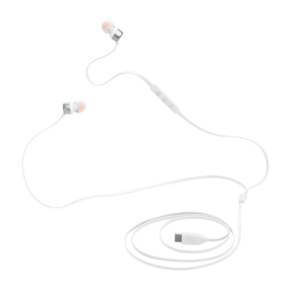 JBL EARPHONES/HEADPHONES/EARBUDS TUNE 310C WHITE