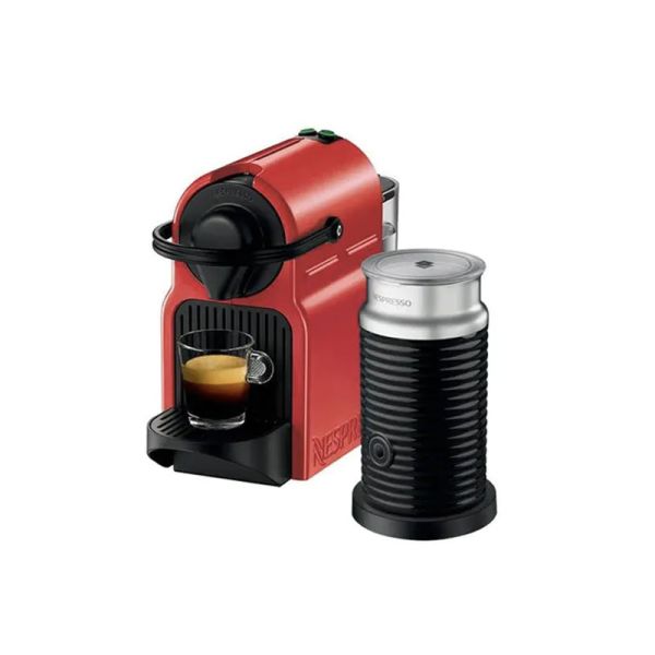 NESPRESSO COFFEE MACHINE C40 RUBY RED INISSIA (BUNDLE)