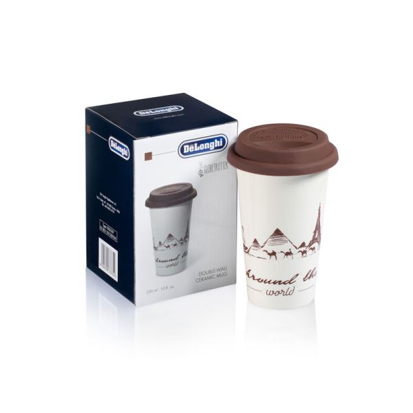 DELONGHI COFFEE ACCESSORIES Ceramic Mug-Globetrotter