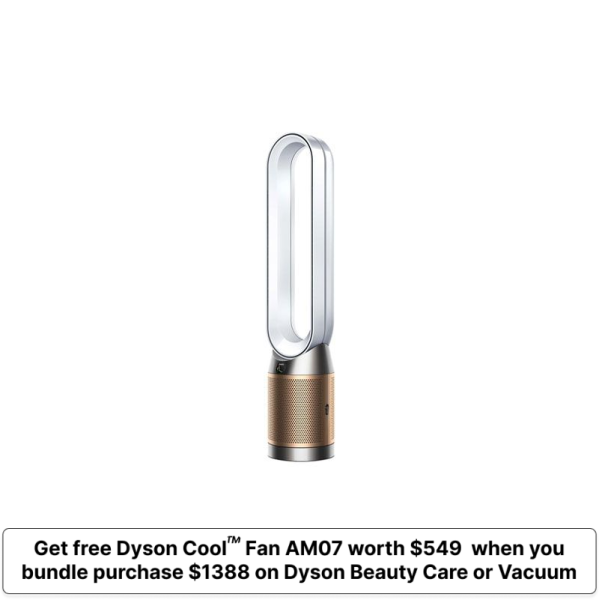 DYSON AIR CLEANER + FAN TP09 WHITE/GOLD