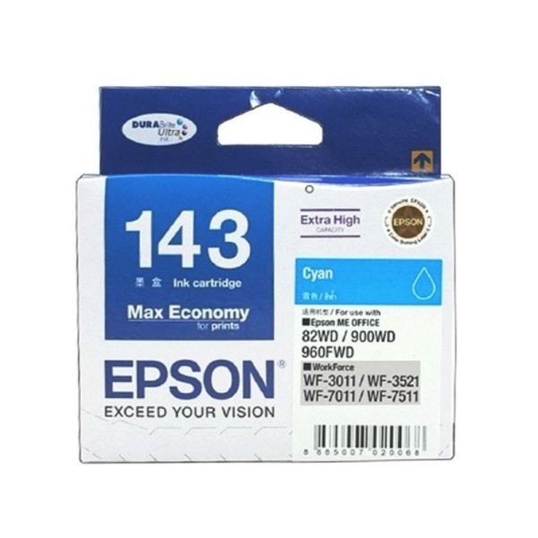 EPSON CARTRIDGES C13T143290 (143 CYAN )