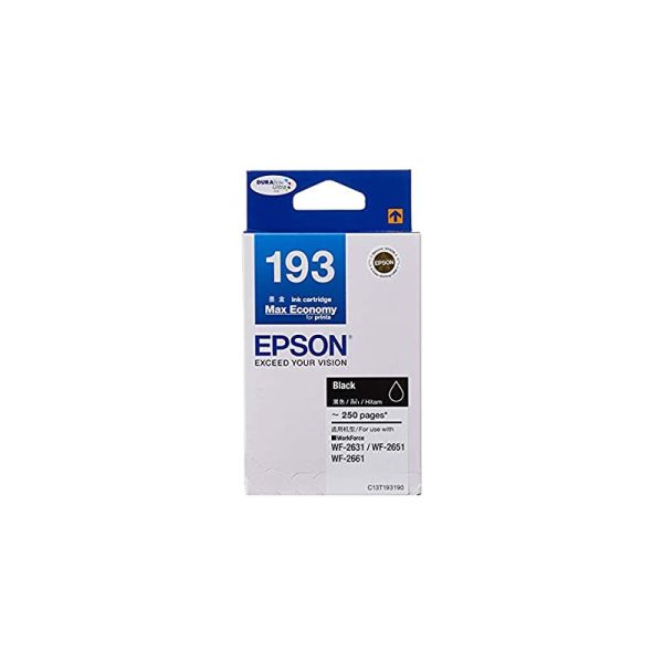 EPSON CARTRIDGES T193190 BLACK